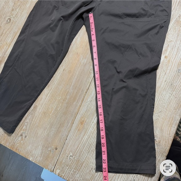 The North Face Womens Aphrodite Motion Capri Hiking Pants Flash Dry Gray Sz L - Picture 8 of 9